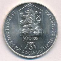 Csehszlovákia 1988. 500K Ag "A Matica Slovenská Intézet 125. évfordulója" T:1,1-
Czechosl...