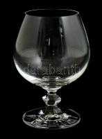 6 db konyakos pohár, hibátlan, m: 12 cm