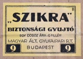 Szikra biztonsági gyújtó, eredeti bontatlan csomagolásában, 10 db