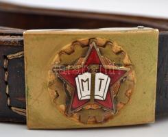 2 db derékszíj, egyik honvédségi, jó állapotban