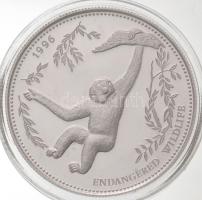 Laosz 1996. 1000K Ag "Veszélyeztetett állatvilág - Gibbon" T:PP fo.
Lao 1996. 1000K Ag &q...