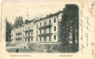 Bártfafürdő, Bardejovské Kúpele, Bardiov; Széchenyi szálloda. Divald Adolf 35. / hotel (EK)