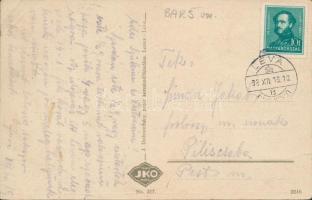 Léva, Levice; Városi szálloda, Holzmann Bodog és Kertész Lajos üzlete / Mestsky velky hotel / hotel,...