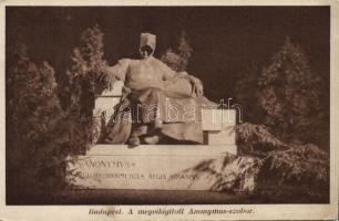 Budapest Anonymus szobor