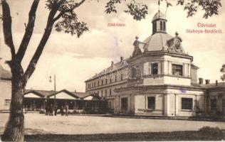 Stubnyafürdő, Stubnianske Teplice; Zöld tükör / spa - 2 db régi képeslap / 2 pre-1945 postcards