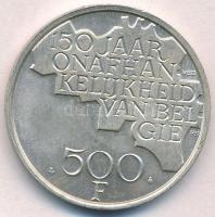 Belgium 1980. 500Fr ezüstözött Cu-Ni "A Függetlenség 150. évfordulója" holland felirattal ...