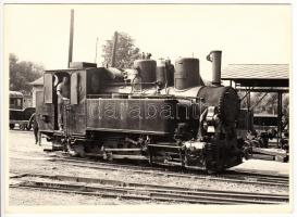 cca 1920-1930 Ganz-mozdony, fotó, 13×18 cm