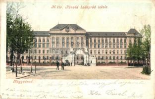 Nagyvárad, Oradea; M. kir. Honvéd Hadapród iskola / military school  (Rb)