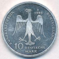 Németország 1995F 10M Ag "III. Henrik szász herceg" T:1-(PP) 
Germany 1995F 10 Mark Ag &q...