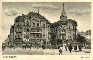 Nagyvárad, Oradea; Sas palota, Herskó József és Royal üzlet / palace, shops