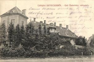 Devecser, Gróf Esterházy várkastély. Vörösmarty Könyvnyomda kiadása (fa)