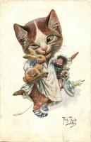 Cat girl. T.S.N. Serie 1703. s: Arthur Thiele (r)