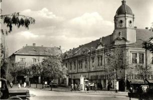 Gyöngyös - 8 db MODERN városképes lap: úttörővasút, Fő tér, automobil, Állami Áruház. Képzőművészeti...