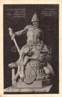 Budapest V. Szabadság tér, irredenta szobrok; Észak, Dél, Nyugat, Kelet. Pesti Hírlap kiadása - 4 db...