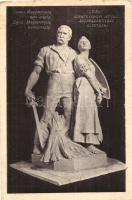 Budapest V. Szabadság tér, irredenta szobrok; Észak, Dél, Nyugat, Kelet. Pesti Hírlap kiadása - 4 db...