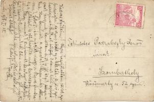 1918 Inota, magyar katonák / WWI Hungarian soldiers group photo (EK)