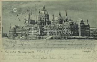 Budapest - 8 db főleg régi képeslap / 8 mostly pre-1945 postcards