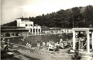 Sopron - 8 db MODERN városképes lap: Lenin körút, Hősi emlékmű, Tűztorony, Tómalom, strand, automobi...