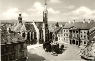 Sopron - 8 db MODERN városképes lap: Lenin körút, Hősi emlékmű, Tűztorony, Tómalom, strand, automobi...