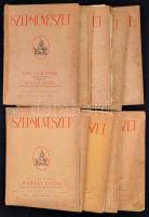 1941-1944 a Szépművészet építészeti folyóirat 16 lapszáma, számos érdekes írással