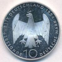 Németország 1994A 10M Ag "Német Ellenállás" T:1-(PP) k. 
Germany 1994A 10 Mark Ag "G...