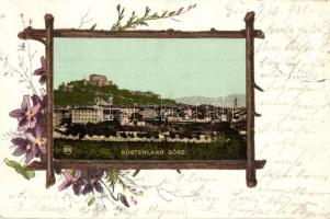 Gorizia, Görz, Gorica; Küstenland. Floral litho frame