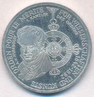 Németország 1992D 10M Ag Pour le Mérite T:1-(PP) Germany 1992D 10 Mark Ag Pour le Mérite C:AU(PP)