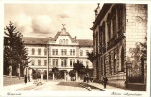 4 db RÉGI magyar városképes lap; Marcali, Vecsés, Bácsalmás, Kaposvár / 4 pre-1945 Hungarian town-view postcards