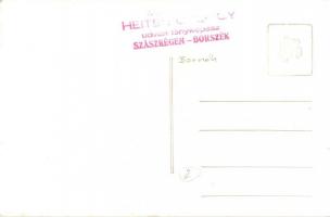 Borszék, Borsec; Heiter György fényképész üzlete, fodrászat / shops, hairdresser. photo