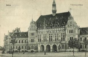 Déva, Vármegyeháza. Hirsch Adolf kiadása / county hall