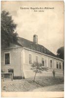 Hegyközszentmiklós, Sannicolau de Munte; Református iskola / school (kopott sarok / worn corner)
