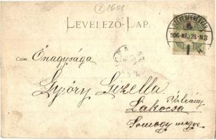 1906 Hippolitpuszta (?), Alba (Fejér megye); Hippolyt kastély, kúria, photo (EK)