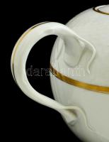 Herendi aranyozott teás készlet, kézzel festett, jelzett, hibátlan, hiányos, 7 db