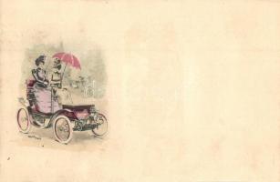 10 darabos RÉGI "Kossuth Paris" művészlap sorozat. Nem képeslap hátoldalú / 10 pre-1945 &q...