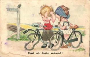 Most már hiába vakarod! / Bicycle accident, children humour (EK)