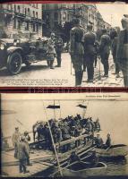 1915 Varsó az 1. világháborúban, 2 db képeslapfüzet 20 lappal / Warsaw in 1st world war, 2 postcard ...