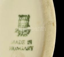 Zsolnay fogpiszkálótartó, jelzett, matricás, kis kopással, m: 5,5 cm