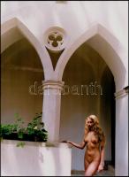 cca 1984 Menesdorfer Lajos (1941-2005) budapesti fotóművész hagyatékából, 2 db feliratozott, vintage...