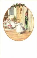 20 db használatlan Pauli Ebner szignós karácsonyi művészlap jó minőségben. M. Munk sorozat / 20 unus...