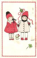 20 db használatlan Pauli Ebner szignós karácsonyi művészlap jó minőségben. M. Munk sorozat / 20 unus...