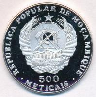 Mozambik 1990. 500M Ag "Természetvédelem - Zsiráf" T:PP
Mozambique 1990. 500 Meticais Ag ...
