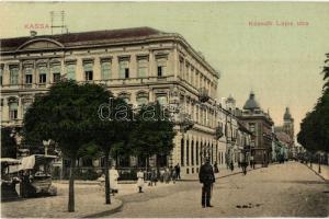 Kassa, Kosice; Kossuth Lajos utca, Európa szálloda / street view, hotel