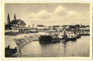 Komárom, Komárno; Kikötő, gőzhajó / port, steamship