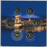 2009. 5Ft-200Ft (6xklf) dísztokos forgalmi szett "Lánchíd" T:PP 
Adamo FO43