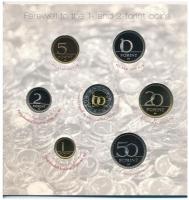 2008. 1Ft-100Ft 7xklf darabos forgalmi sor "Búcsú az egy- és kétforintostól" dísztokos sze...