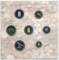 2008. 1Ft-100Ft 7xklf darabos forgalmi sor "Búcsú az egy- és kétforintostól" dísztokos sze...