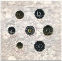 2008. 1Ft-100Ft 7xklf darabos forgalmi sor "Búcsú az egy- és kétforintostól" dísztokos sze...