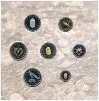 2008. 1Ft-100Ft 7xklf darabos forgalmi sor "Búcsú az egy- és kétforintostól" dísztokos sze...