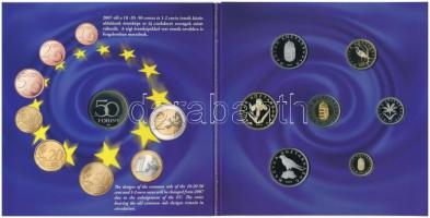 2007. 1Ft-100Ft (8xklf) forgalmi sor, benne 50Ft "50 éves a Római Szerződés" T:PP
Adamo F...