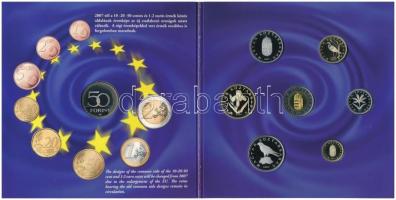 2007. 1Ft-100Ft (8xklf) forgalmi sor, benne 50Ft "50 éves a Római Szerződés" T:BU
Adamo F...